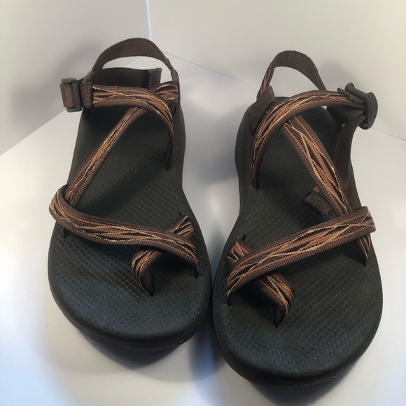 Chaco Other - Men's Chaco Z/2 Rapid Pro Adjustable Strap Brown/Black and Tan Sandals Size 10